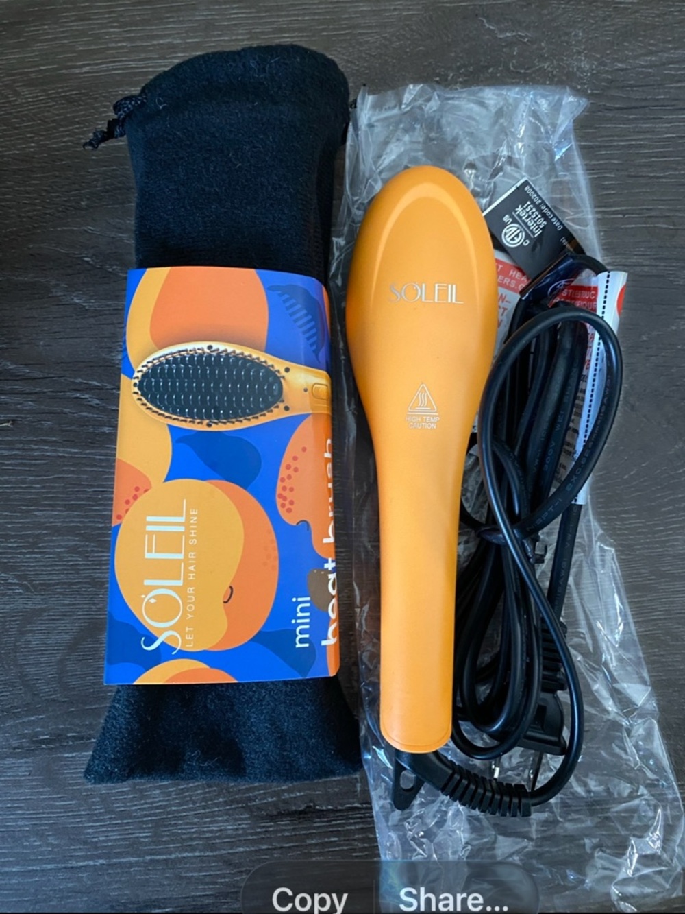 *NEW* Soleil Mini Heat Brush